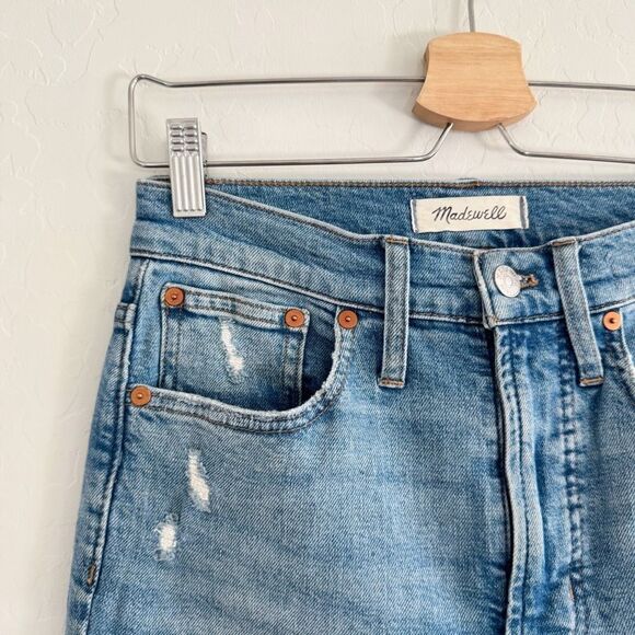 Madewell The Perfect Vintage Jean in Denman Wash Size 24 Distressed EUC NC328 - Picture 11 of 15